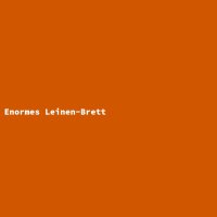 Enormes Leinen-Brett