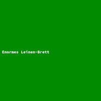 Enormes Leinen-Brett