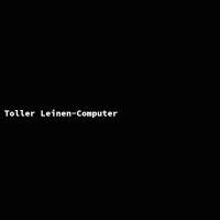 Toller Leinen-Computer