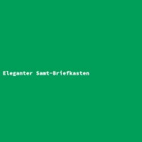 Eleganter Samt-Briefkasten