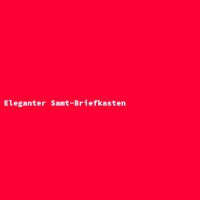 Eleganter Samt-Briefkasten