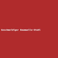 Geschmeidiger Baumwolle-Stuhl