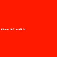 K&uuml;hner Wolle-Bikini