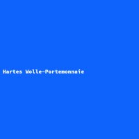 Hartes Wolle-Portemonnaie