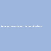 Besorgniserregender Leinen-Rasierer