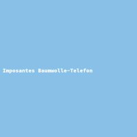 Imposantes Baumwolle-Telefon