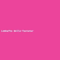 Lebhafte Wolle-Tastatur