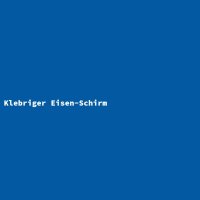 Klebriger Eisen-Schirm