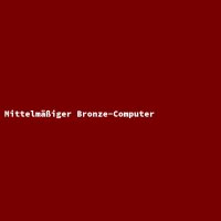Mittelm&auml;&szlig;iger Bronze-Computer