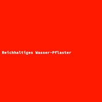 Reichhaltiges Wasser-Pflaster