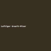 Luftiger Granit-Mixer