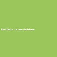 Rustikale Leinen-Badehose