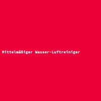 Mittelm&auml;&szlig;iger Wasser-Luftreiniger