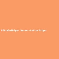 Mittelm&auml;&szlig;iger Wasser-Luftreiniger