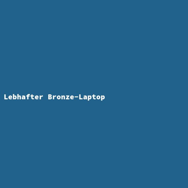 Lebhafter Bronze-Laptop