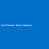 Exorbitanter Beton-Computer