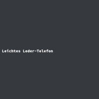 Leichtes Leder-Telefon