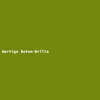 Wertige Beton-Brille