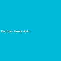 Wertiges Marmor-Bett