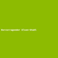 Hervorragender Eisen-Stuhl