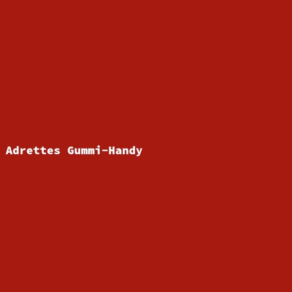 Adrettes Gummi-Handy
