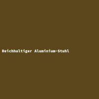 Reichhaltiger Aluminium-Stuhl