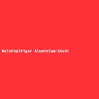 Reichhaltiger Aluminium-Stuhl