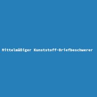 Mittelm&auml;&szlig;iger Kunststoff-Briefbeschwerer