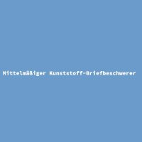 Mittelm&auml;&szlig;iger Kunststoff-Briefbeschwerer