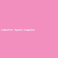 Lebhafter Kupfer-Computer