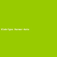 Klebriges Marmor-Auto