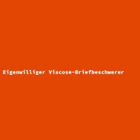 Eigenwilliger Viscose-Briefbeschwerer