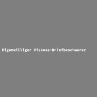 Eigenwilliger Viscose-Briefbeschwerer