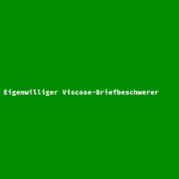 Eigenwilliger Viscose-Briefbeschwerer