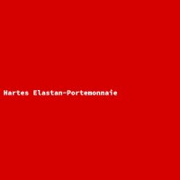 Hartes Elastan-Portemonnaie