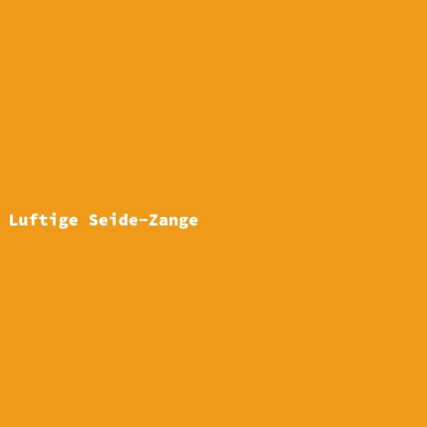Luftige Seide-Zange