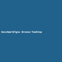 Geschmeidiges Bronze-Tanktop