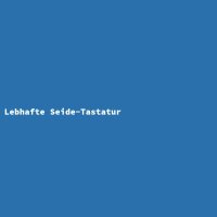 Lebhafte Seide-Tastatur