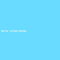 Harte Leinen-Decke