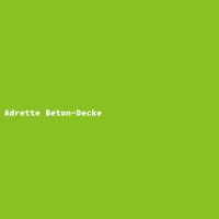 Adrette Beton-Decke