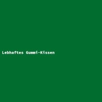 Lebhaftes Gummi-Kissen