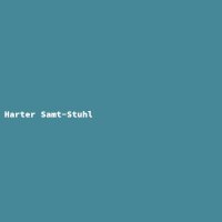 Harter Samt-Stuhl