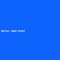 Harter Samt-Stuhl