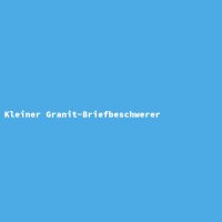 Kleiner Granit-Briefbeschwerer