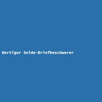 Wertiger Seide-Briefbeschwerer