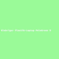 Klebriger Plastik-Laptop PaleGreen M