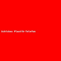 Schickes Plastik-Telefon