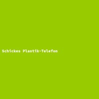Schickes Plastik-Telefon