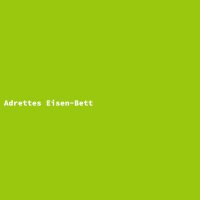 Adrettes Eisen-Bett