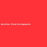 Adrettes Eisen-Portemonnaie